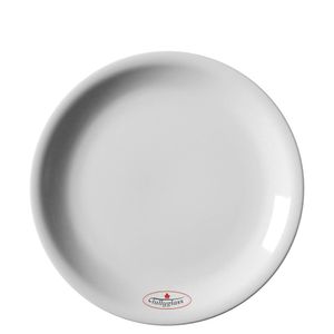 Custom Branded Ceramic Plate - Narrow Rim (24cm) - C2434 - 1