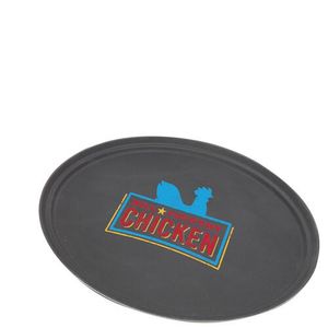 Custom Branded Round Non-Slip Tray (35cm) / 14" - C4666 - 1
