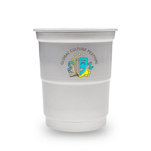 Custom Branded Aluminium Cup (250ml) - C6931 - 1