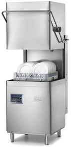 DC ED900AIS Economy Range 500mm Basket Passthrough Dishwasher with Break Tank & Integral Softener - 18 Plates - ED900AIS - 1