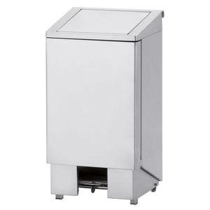 Diamond PPX-60 Stainless Steel Bin With Actuator, Lid With Pedal, 60 Liters - PPX-60 - 1