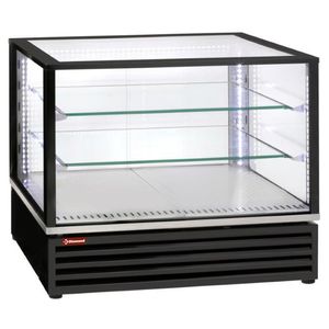Diamond VRDP-B1-R2 3 Level Black Refrigerated Display Case - VRDP-B1-R2 - 1