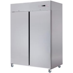 Diamond WR-GN14P-X/R2 Double Door Stainless Steel Upright Fridge, 1400 Litres - WR-GN14P-X-R2 - 1
