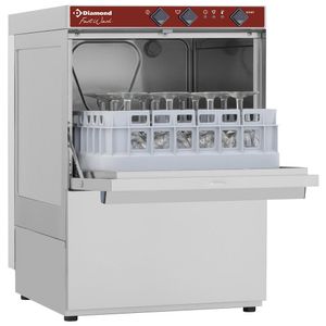 Diamond DC402/6R 400mm Basket Frontloading Glasswasher, 30 Baskets/hour - DC402-6R - 1