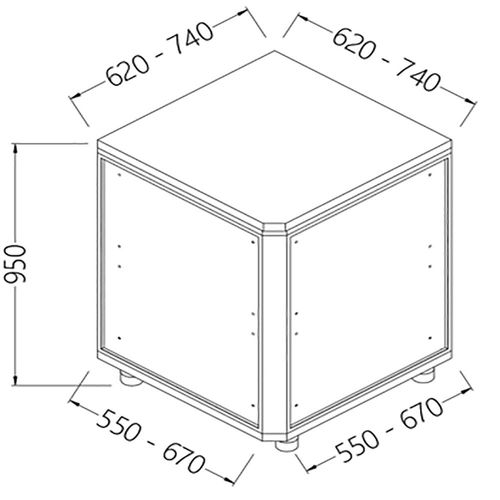 Diamond CN90X/5 Neutral Back Angle - Closed 90° - CN90X-5 - 2