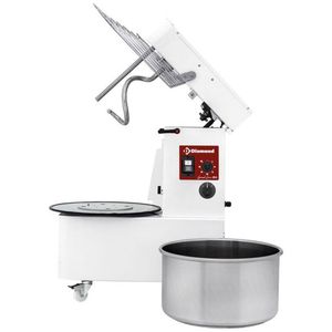 Diamond FD42AL/T2V-L 2 Speed Tilting Head Spiral Kneader on Wheels with Removable Bowl, 42 Litres - FD42AL-T2V-L - 1