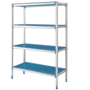 Diamond RLA/485-4/EF Linear Rack In Anodised Aluminium Gn 4 Levels "Modular Rack" - RLA-485-4-EF - 1