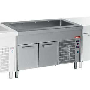Diamond S80/RCR23-R2 Cooled Tank On Refrigerated Cupboard 6X Gn 1/1 - S80-RCR23-R2 - 1