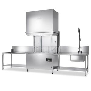 Hobart UXTLHR-10B Utensil Washer with Drain Heat Recovery, Base Rack, Tray Support & 1 Open Basket - UXTLHR-10B - 1