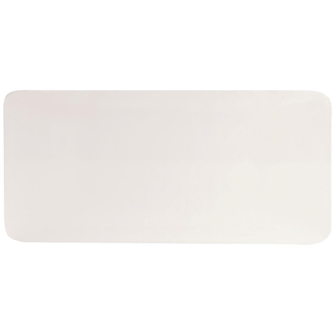 DP685 - Chef & Sommelier Purity Ultra Flat Oblong Plate - 5 1/2x 2 1/2" 140x65mm (Box 24) - DP685