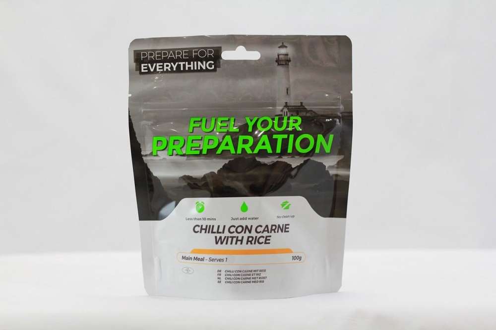Fuel Your Preparation chilli con carne camping outdoor meal