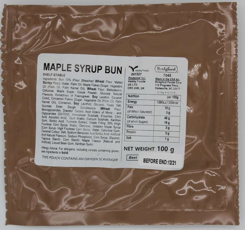 Bridgford Maple Syrup Bun