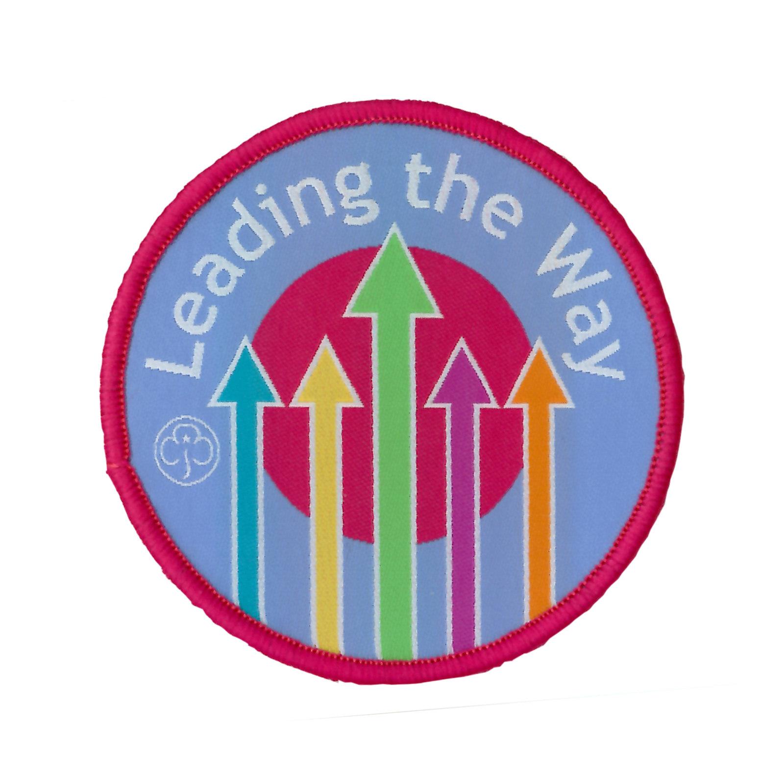 Girlguiding Leading The Way Woven Badge