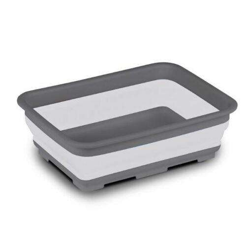 Kampa rectangular collapsible bowl grey camping