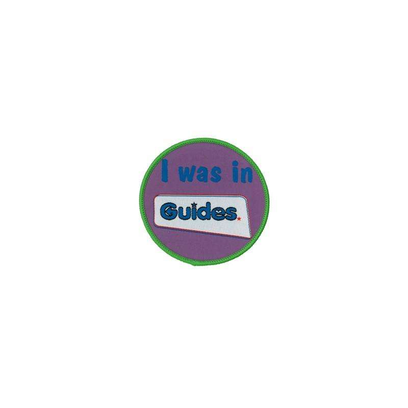 I Was in Guides Fun Woven Badge - Girl Guiding