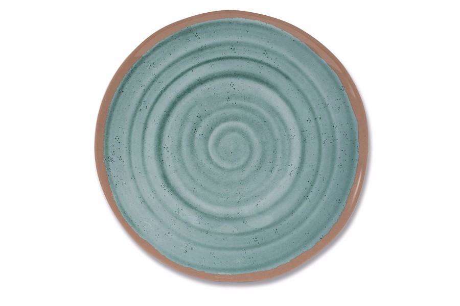 Terracotta 12-Piece Melamine Dinner Picnicware Set Kampa