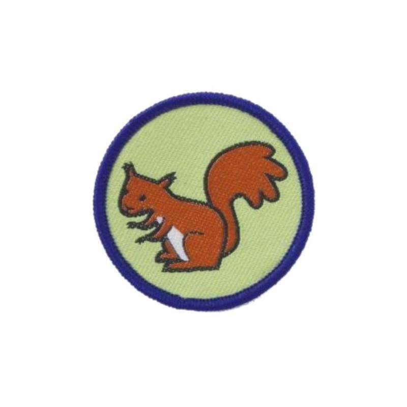 Squirrel Brownie Six Badge