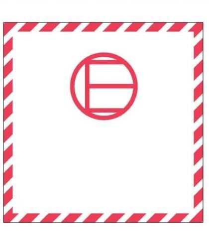HZ2002 - Hazard Label 100x100mm (250 Labels per Roll)