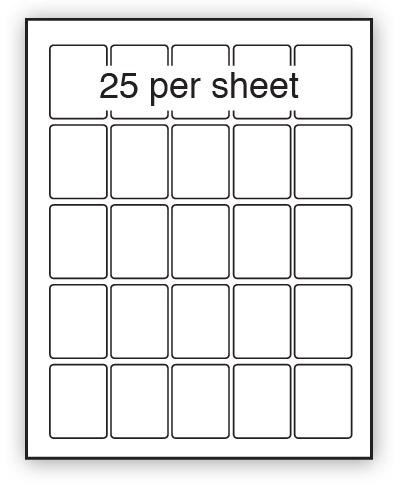 P37.51REM - A4 Label White Removable 37x51mm 25 up (200 Sheets)
