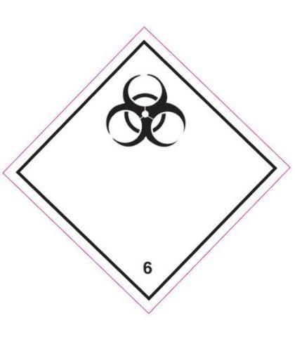 HZ616 - Hazard Label 100x100mm (250 Labels per Roll)