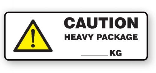 VL148HW - Parcel Label "WEIGHT __KG" 148x50mm (500 Labels per Roll)