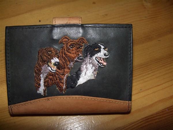 Soft leather paper money and credit card holder