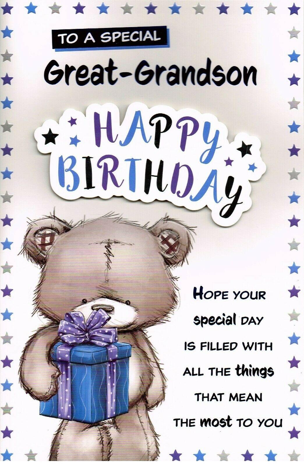 Happy Birthday Great Grandson Images Great-Grandson Birthday Card You're Thought The World Of From The Lilac  Crocodile