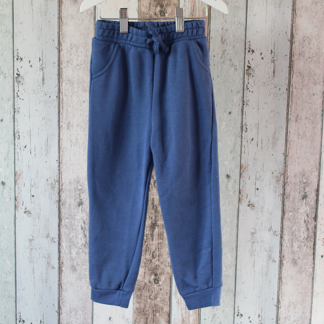 KIT Clothing Preloved Jog Pants Blue 3-4 years