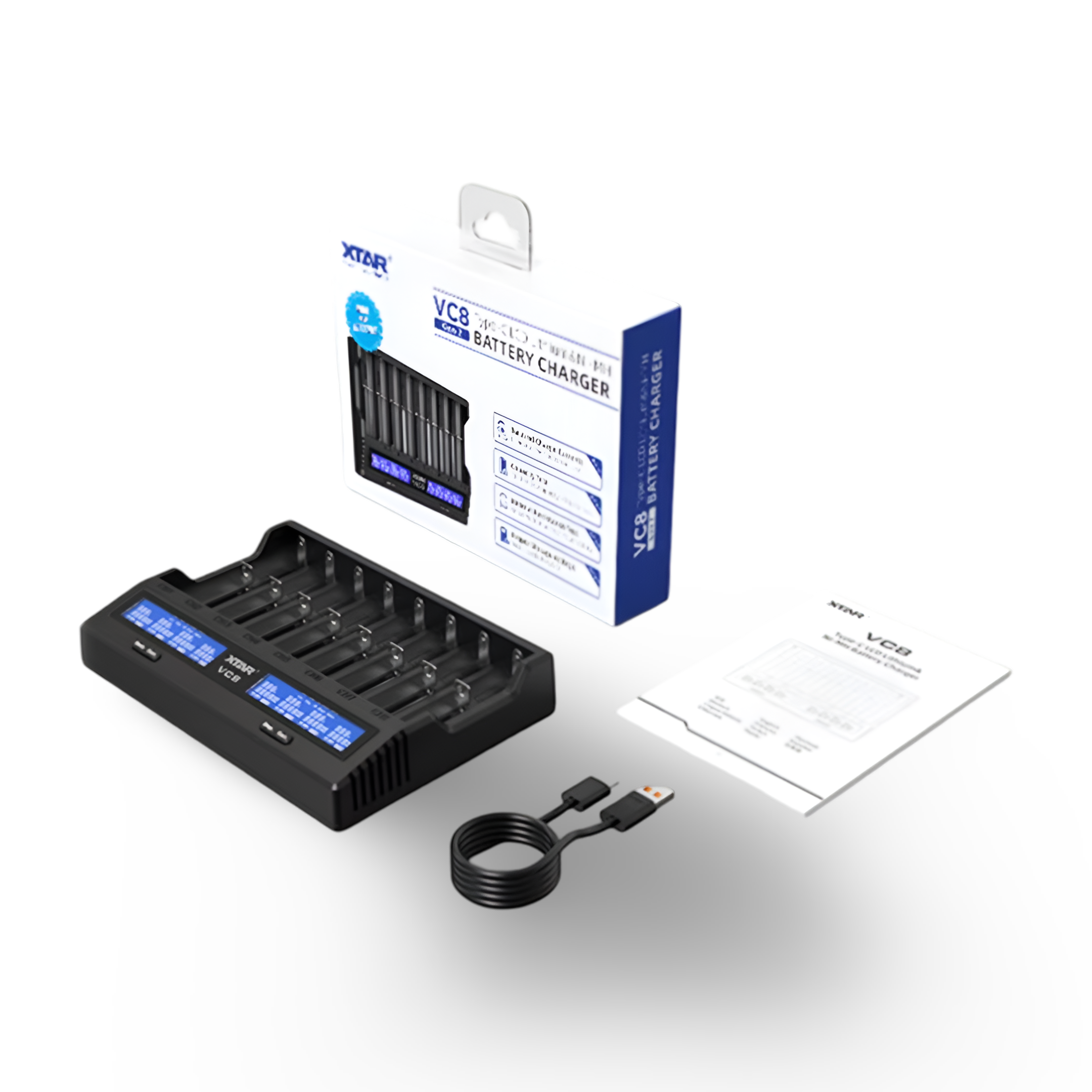 Xtar VC8 - 8 Bay Charger - Wholesale 1