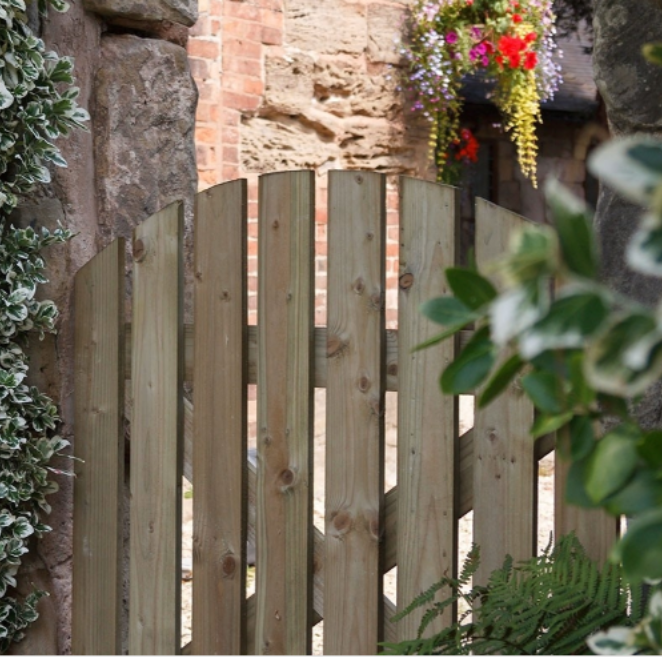 domed garden gate