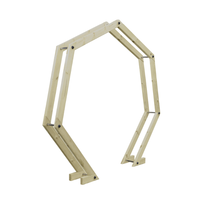 Hexagon Moon Gate