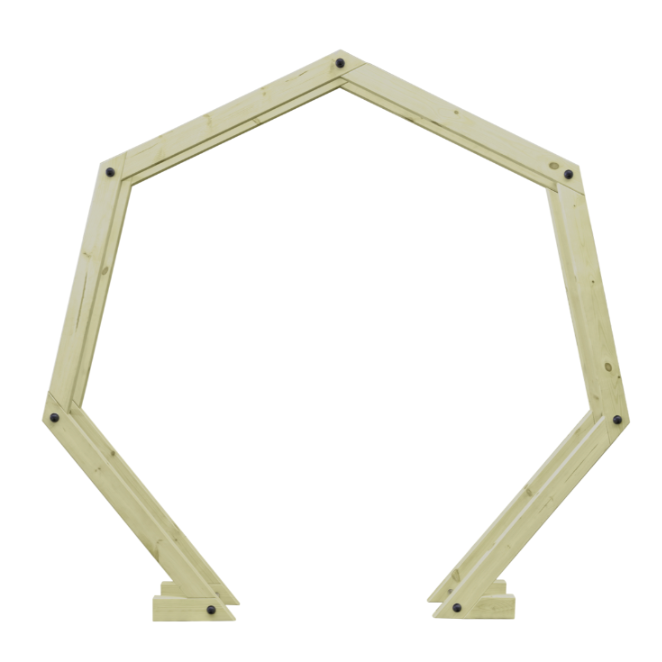 Hexagon Moon Gate