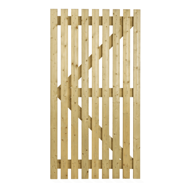 Flat top orchard gate