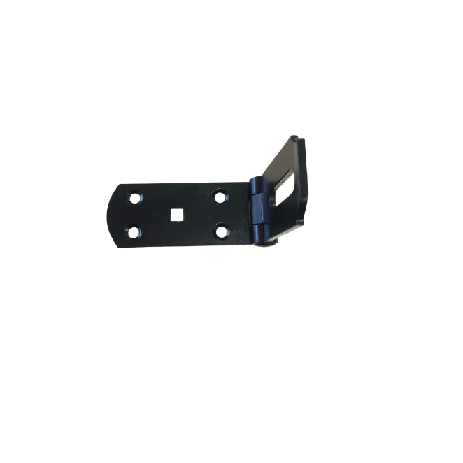 Heavy Duty Hasp & Staple 200mm black