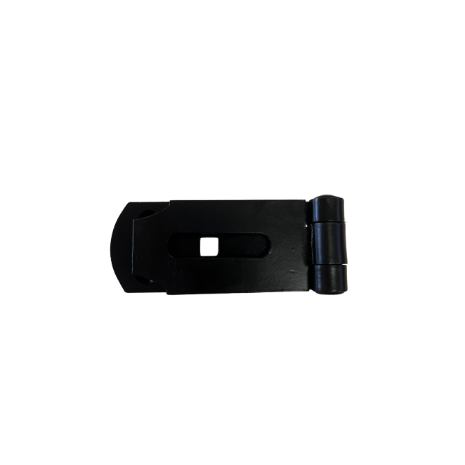 Heavy Duty Hasp & Staple 200mm black