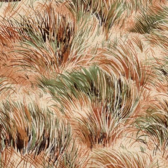 Sand Dunes Grass Cotton Fabric FQ