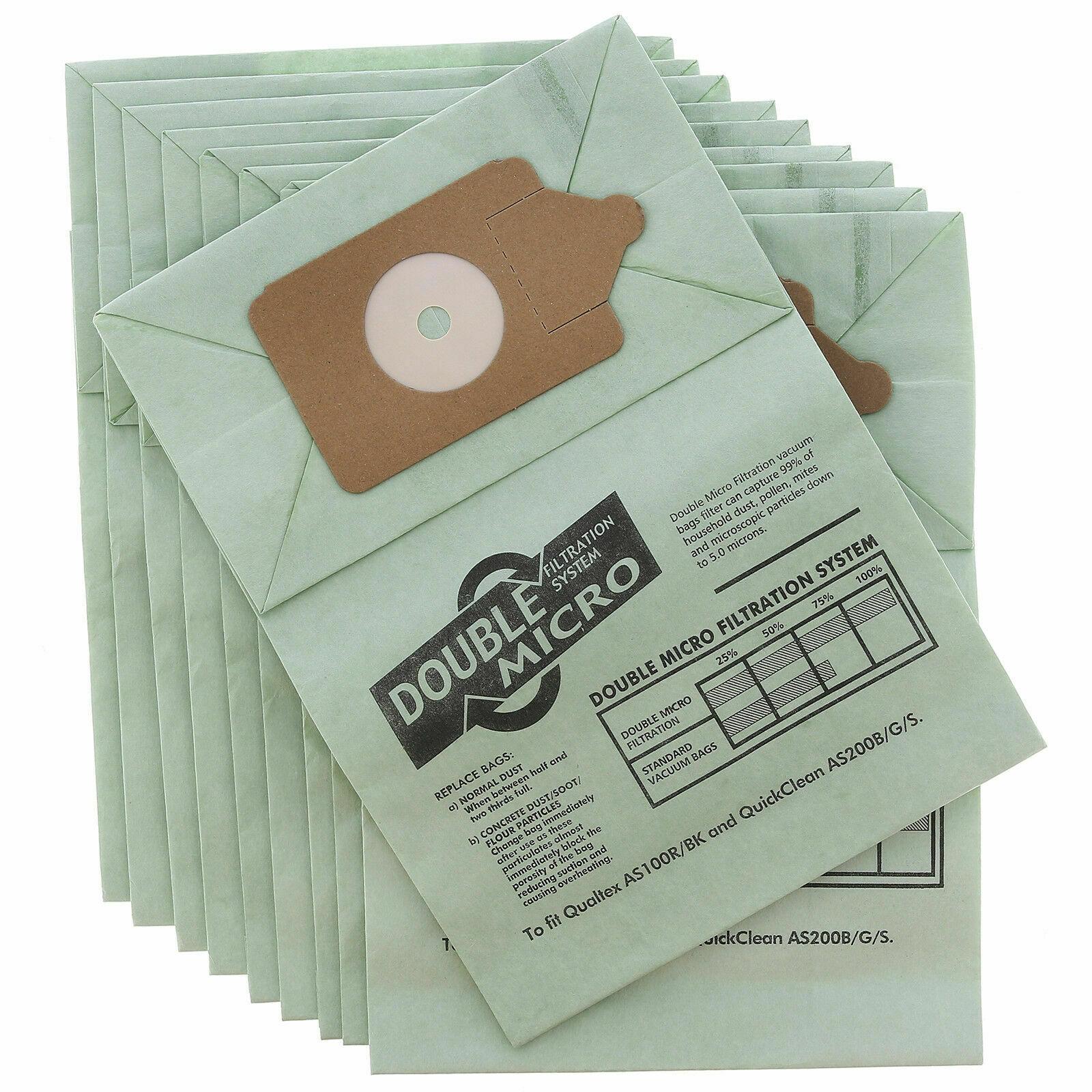 10 x Vacuum Cleaner Paper Bags For Numatic Henry Hetty 