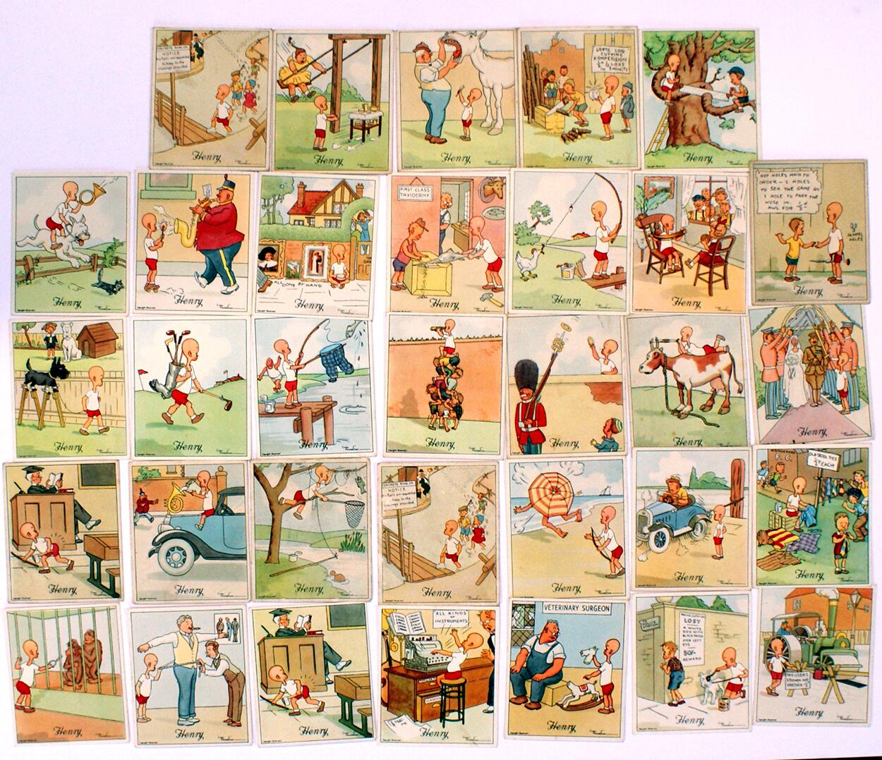 Cigarette Cards: Henry Series 4 (33 cards) Cigarette Cards: Henry Series 4 (33 cards)