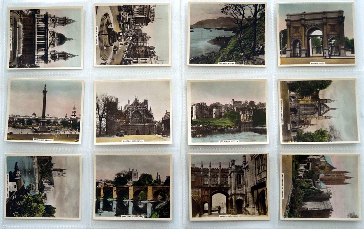 Full Set of 48 Cigarette Cards Views of Interest (1938) First Series Full Set of 48 Cigarette Cards Views of Interest (1938) First Series