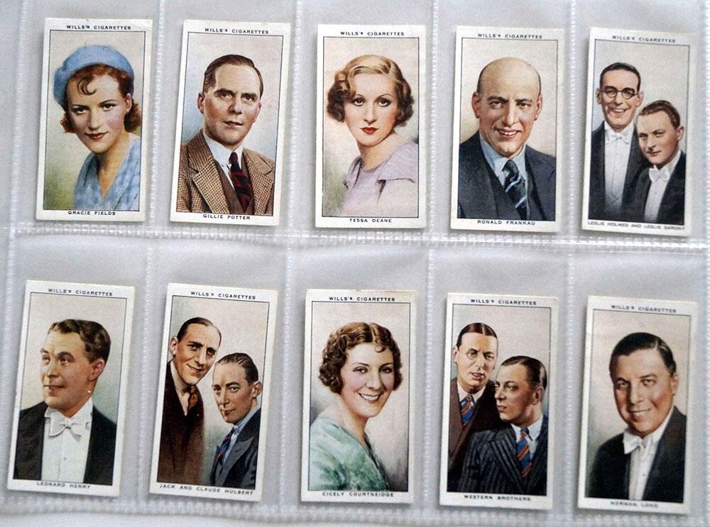 Full Set of 50 Cigarette Cards: Radio Celebrities (1934) by Various Full Set of 50 Cigarette Cards: Radio Celebrities (1934) by Various