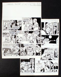 Wheels Moran: TWO Pages from TV21 #100 art by Edmond F. Ripoll Wheels Moran: TWO Pages from TV21 #100 art by Edmond F. Ripoll