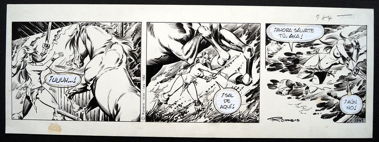 Axa Daily Strip #1342 art by Enric Badia Romero Axa Daily Strip #1342 art by Enric Badia Romero