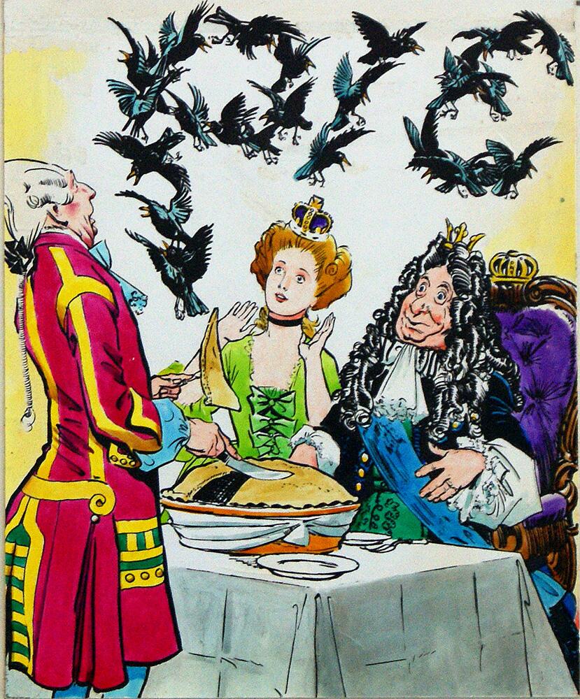 Four and Twenty Blackbirds art by Jesus Blasco Four and Twenty Blackbirds art by Jesus Blasco