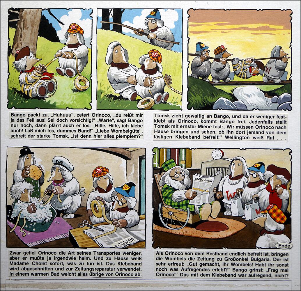 The Wombles - Sticky Situation art by Jesus Blasco The Wombles - Sticky Situation art by Jesus Blasco