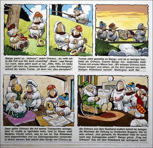 The Wombles - Sticky Situation art by Jesus Blasco The Wombles - Sticky Situation art by Jesus Blasco