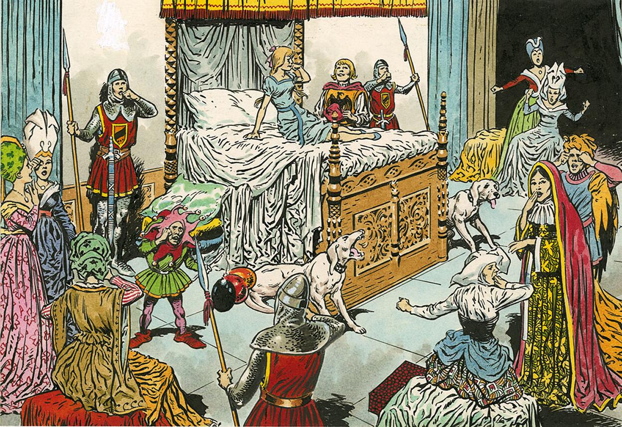The Court of Sleeping Beauty art by Jesus Blasco The Court of Sleeping Beauty art by Jesus Blasco