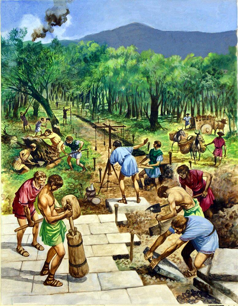 All Roads Lead To Rome art by Peter Jackson All Roads Lead To Rome art by Peter Jackson