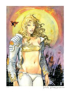 Barbarella The Power of The Sun art by Milo Manara Barbarella The Power of The Sun art by Milo Manara
