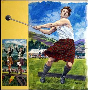 Highland Games art by Roger Payne Highland Games art by Roger Payne