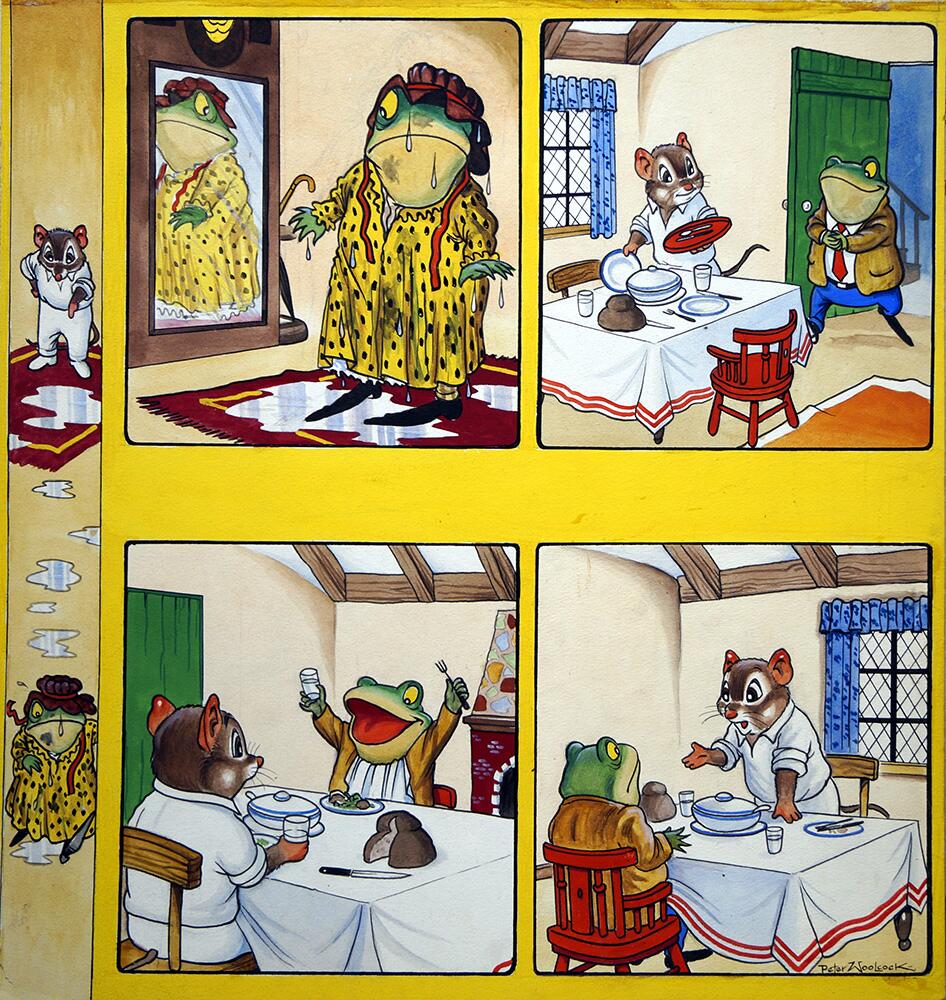 The Wind In The Willows: A Soggy Toad art by Peter Woolcock The Wind In The Willows: A Soggy Toad art by Peter Woolcock